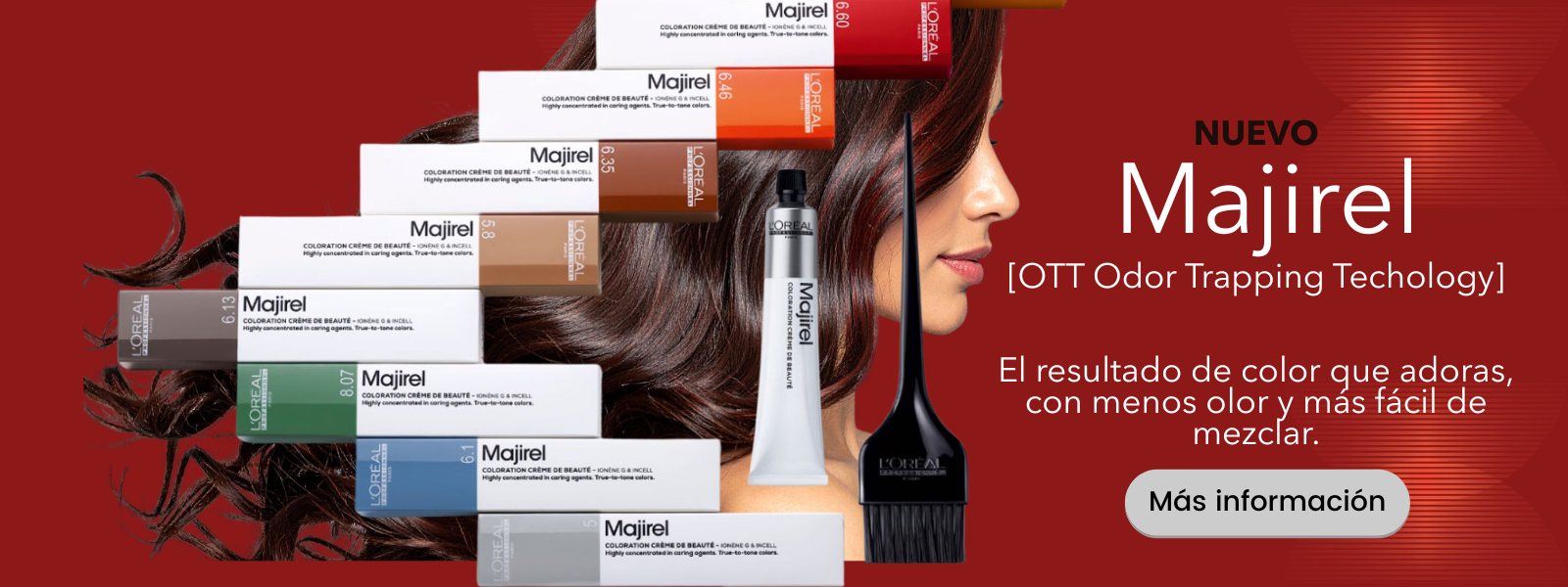 Nuevo Tinte de coloración permanente Majirel